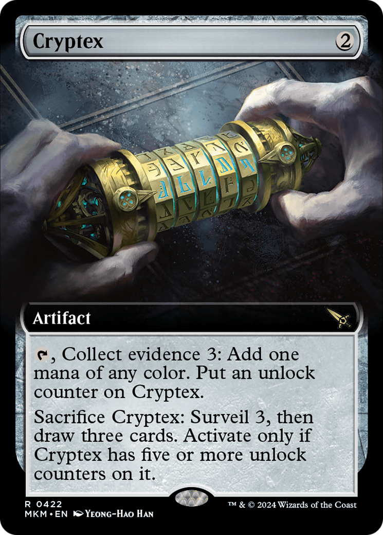 Cryptex (Extended Art) [Murders at Karlov Manor] | Deep Dive Games St. Marys