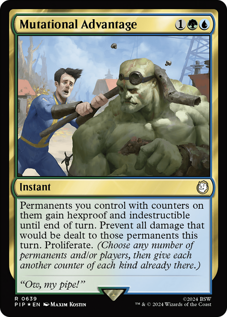 Mutational Advantage (Surge Foil) [Fallout] | Deep Dive Games St. Marys