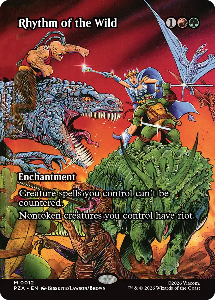 Rhythm of the Wild (Borderless) [Teenage Mutant Ninja Turtles Eternal-Legal] | Deep Dive Games St. Marys