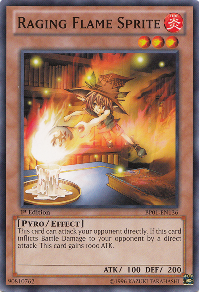 Raging Flame Sprite [BP01-EN136] Common | Deep Dive Games St. Marys