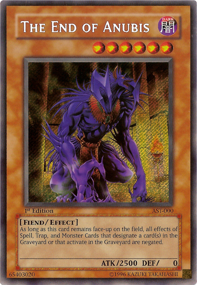 The End of Anubis [AST-000] Secret Rare | Deep Dive Games St. Marys