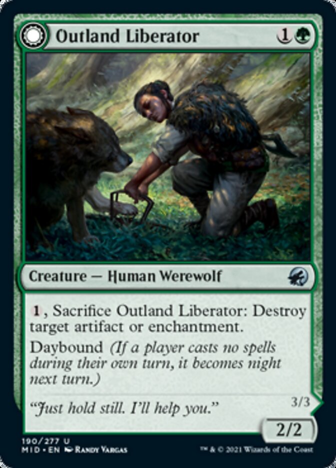 Outland Liberator // Frenzied Trapbreaker [Innistrad: Midnight Hunt] | Deep Dive Games St. Marys