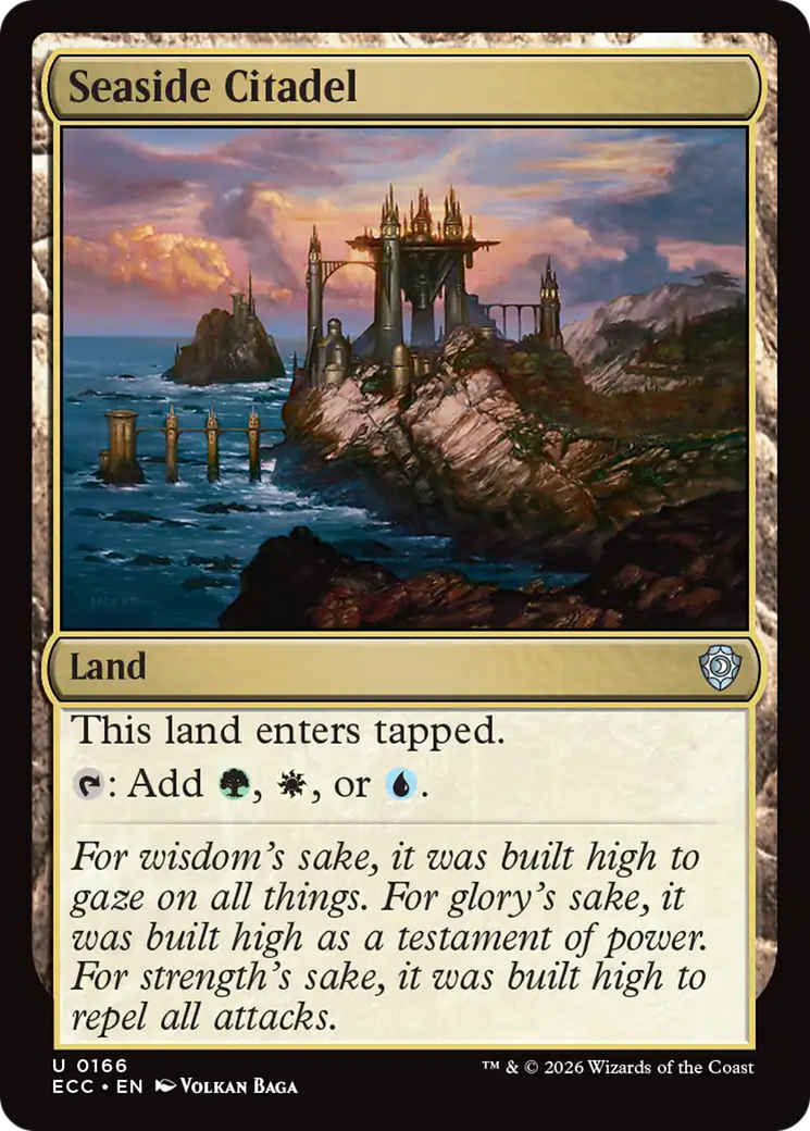 Seaside Citadel [Lorwyn Eclipsed Commander] | Deep Dive Games St. Marys