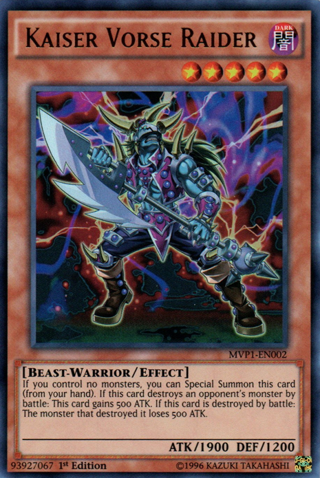 Kaiser Vorse Raider [MVP1-EN002] Ultra Rare | Deep Dive Games St. Marys