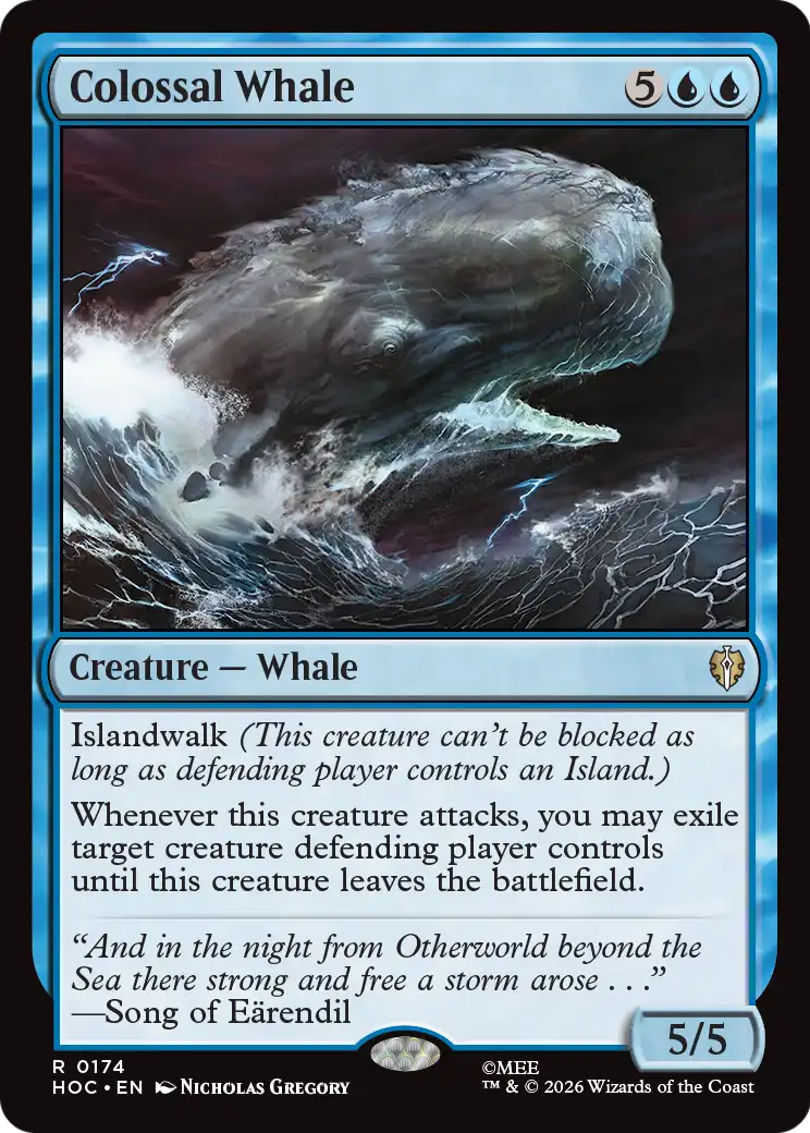 Colossal Whale [The Hobbit: Eternal-Legal] | Deep Dive Games St. Marys