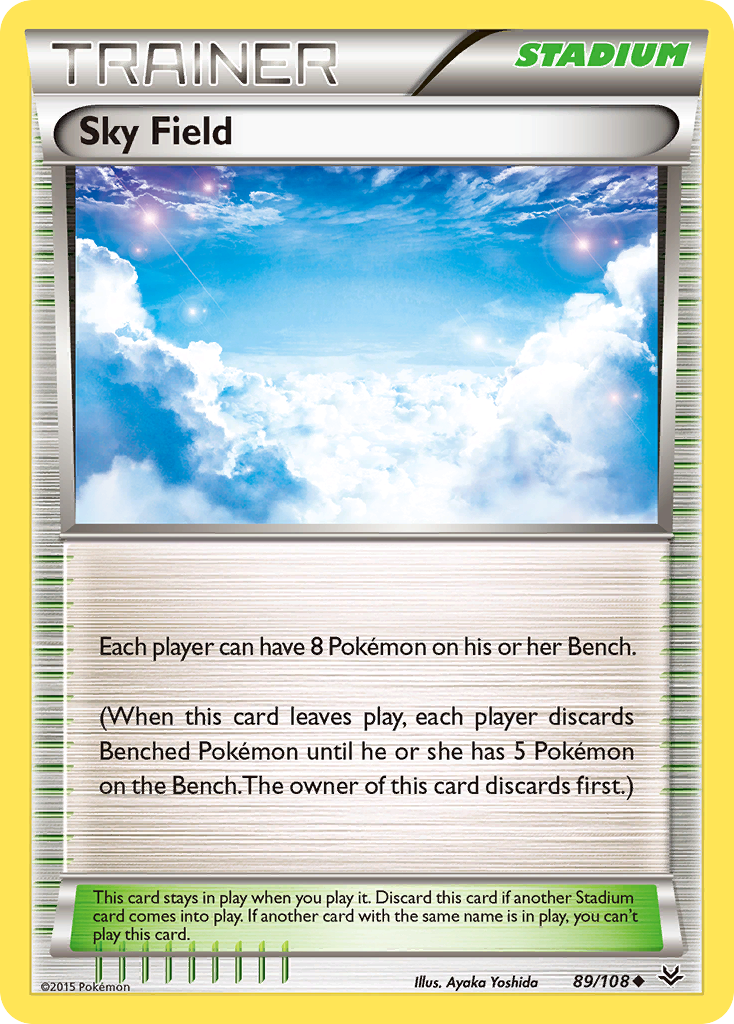 Sky Field (89/108) [XY: Roaring Skies] | Deep Dive Games St. Marys