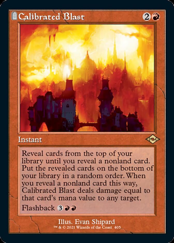 Calibrated Blast (Retro) [Modern Horizons 2] | Deep Dive Games St. Marys
