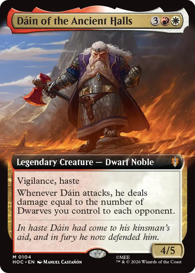 Dain of the Ancient Halls (Extended Art) [The Hobbit: Eternal-Legal] | Deep Dive Games St. Marys