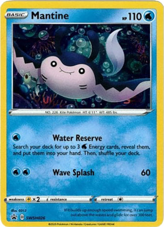 Mantine (SWSH026) [Sword & Shield: Black Star Promos] | Deep Dive Games St. Marys