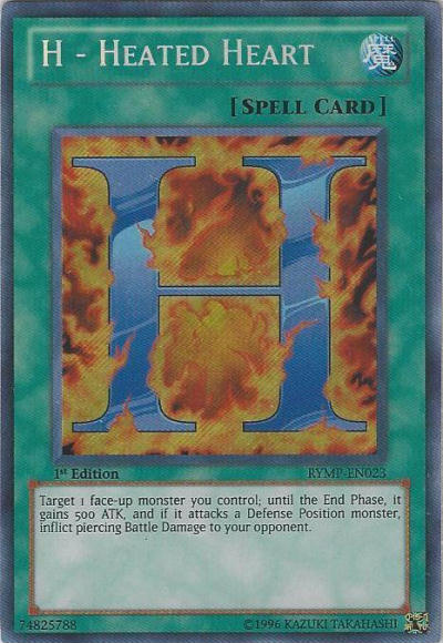 H - Heated Heart [RYMP-EN023] Secret Rare | Deep Dive Games St. Marys