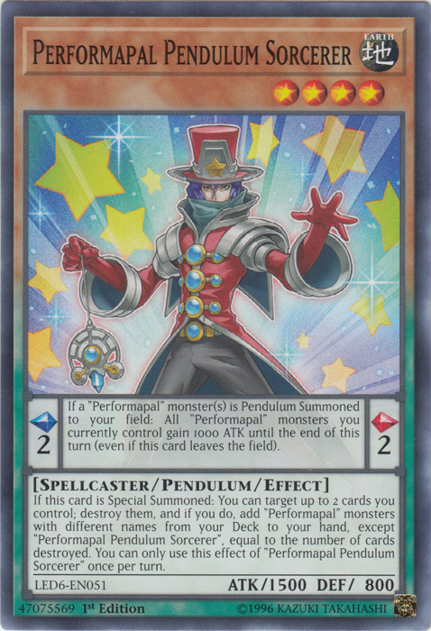 Performapal Pendulum Sorcerer [LED6-EN051] Common | Deep Dive Games St. Marys