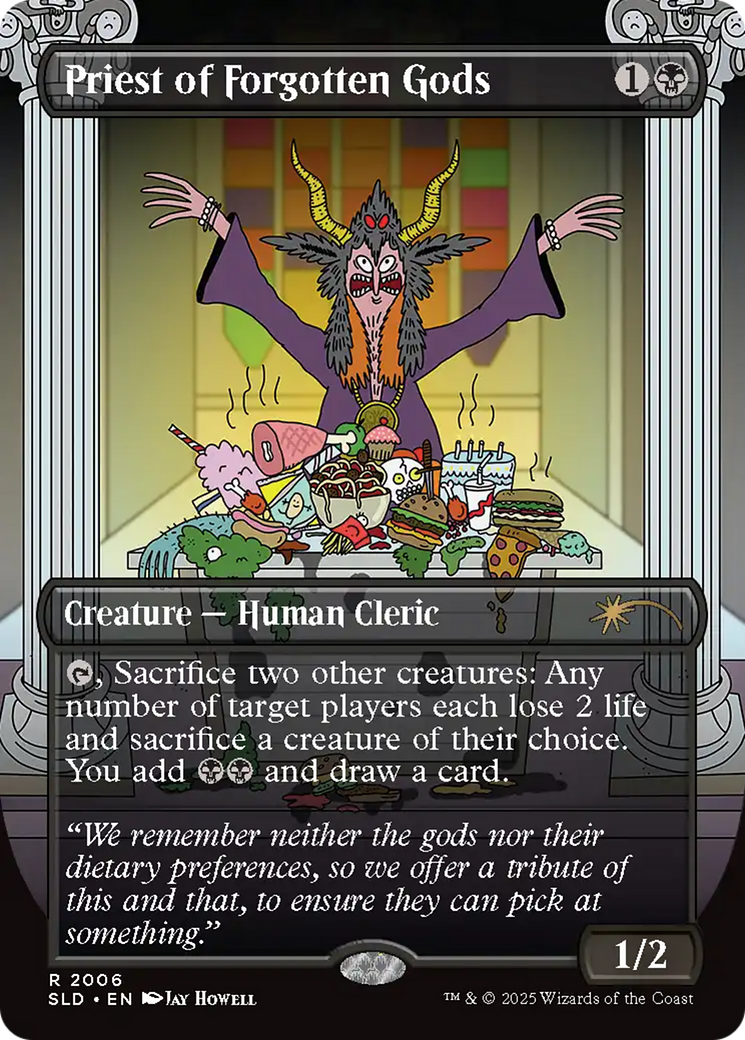 Priest of Forgotten Gods (Rainbow Foil) [Secret Lair Drop Series] | Deep Dive Games St. Marys