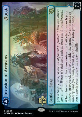 Invasion of Arcavios // Invocation of the Founders [March of the Machine Prerelease Promos] | Deep Dive Games St. Marys