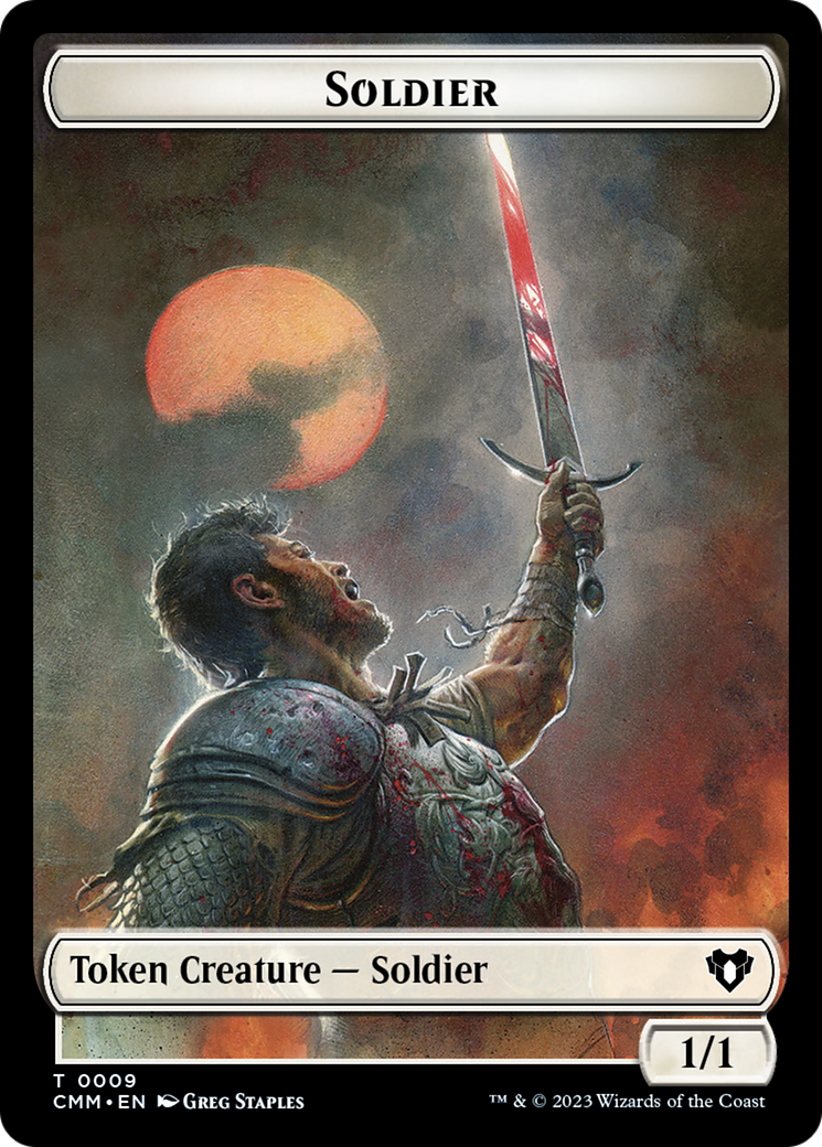Soldier // Ogre Double-Sided Token [Commander Masters Tokens] | Deep Dive Games St. Marys