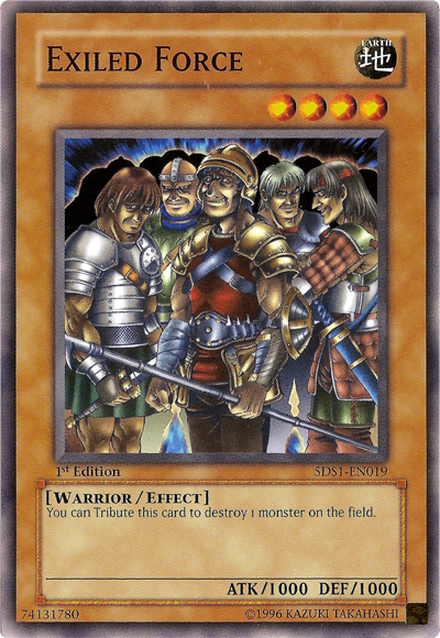 Exiled Force [5DS1-EN019] Common | Deep Dive Games St. Marys