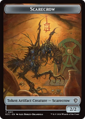 Saproling // Scarecrow Double-Sided Token [Lorwyn Eclipsed Tokens] | Deep Dive Games St. Marys