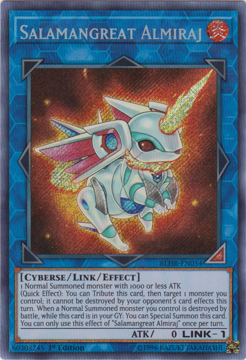 Salamangreat Almiraj [BLHR-EN054] Secret Rare | Deep Dive Games St. Marys