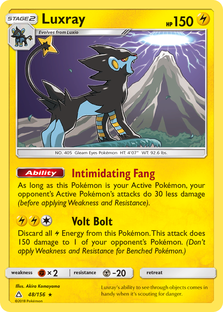 Luxray (48/156) [Sun & Moon: Ultra Prism] | Deep Dive Games St. Marys