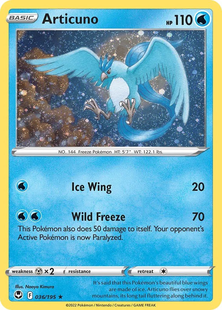 Articuno (036/195) (Cosmos Holo) [Miscellaneous Cards] | Deep Dive Games St. Marys