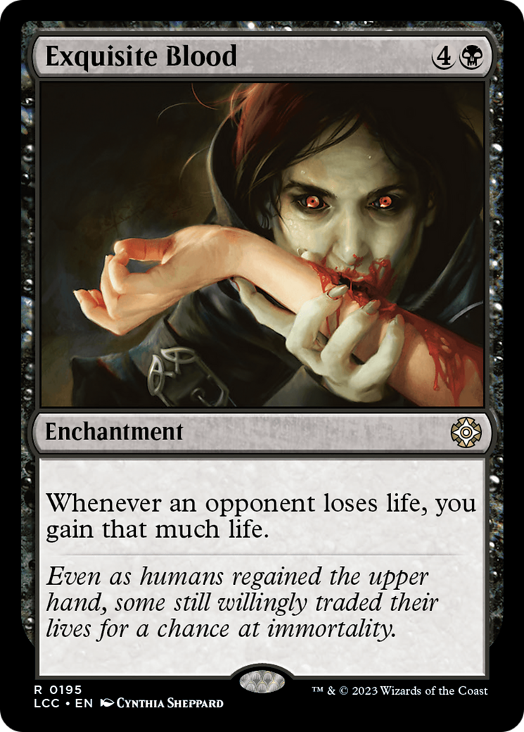 Exquisite Blood [The Lost Caverns of Ixalan Commander] | Deep Dive Games St. Marys