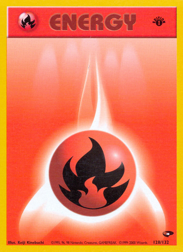 Fire Energy (128/132) [Gym Challenge 1st Edition] | Deep Dive Games St. Marys