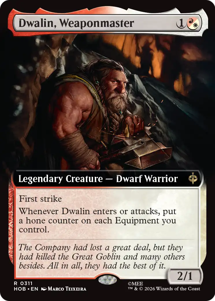 Dwalin, Weaponmaster (Extended Art) [The Hobbit] | Deep Dive Games St. Marys