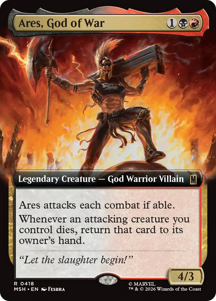 Ares, God of War (Extended Art) [Marvel Super Heroes] | Deep Dive Games St. Marys