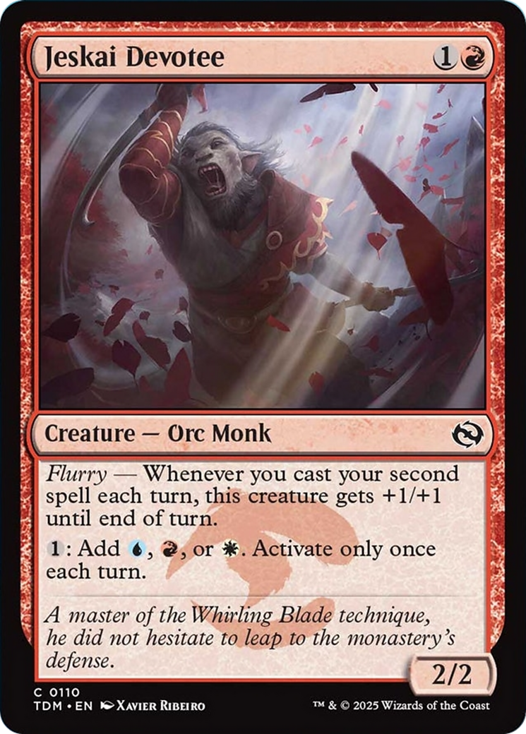 Jeskai Devotee [Tarkir: Dragonstorm] | Deep Dive Games St. Marys