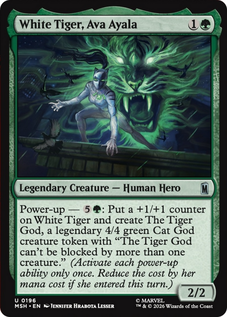 White Tiger, Ava Ayala [Marvel Super Heroes] | Deep Dive Games St. Marys