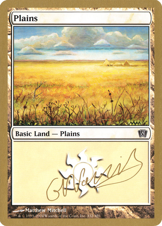 Plains (gn332) (Gabriel Nassif) [World Championship Decks 2004] | Deep Dive Games St. Marys
