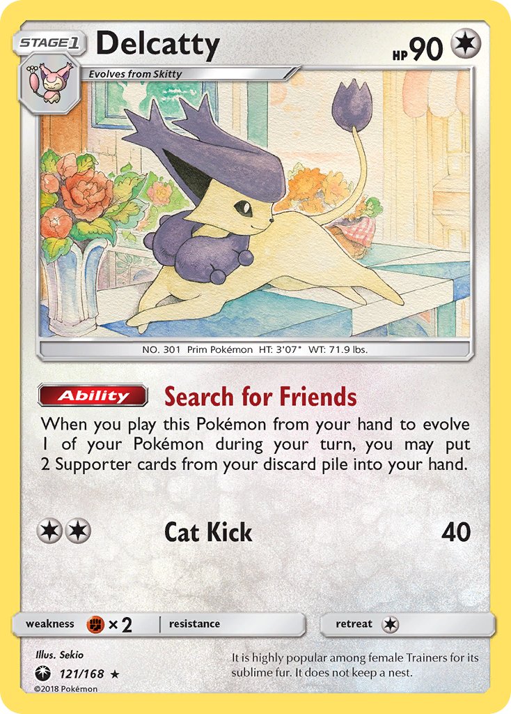 Delcatty (121/168) (Theme Deck Exclusive) [Sun & Moon: Celestial Storm] | Deep Dive Games St. Marys