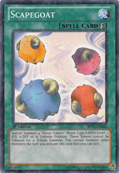 Scapegoat [BP01-EN042] Starfoil Rare | Deep Dive Games St. Marys
