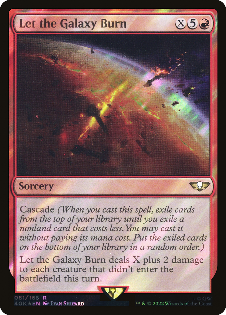 Galaxy Sword - Sword of Forge and Frontier [Secret Lair Drop Series] | Deep Dive Games St. Marys