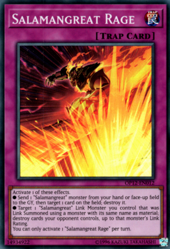 Salamangreat Rage [OP12-EN012] Super Rare | Deep Dive Games St. Marys