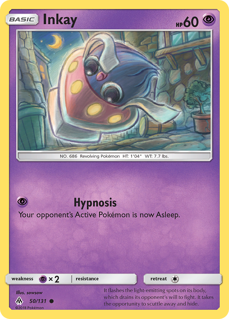 Inkay (50/131) [Sun & Moon: Forbidden Light] | Deep Dive Games St. Marys
