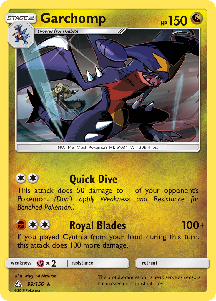 Garchomp (99/156) [Sun & Moon: Ultra Prism] | Deep Dive Games St. Marys