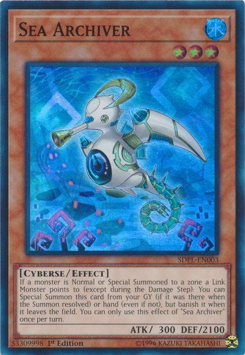 Sea Archiver [SDPL-EN003] Super Rare | Deep Dive Games St. Marys