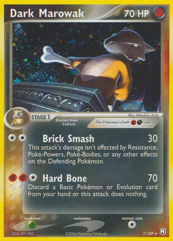 Dark Marowak (7/109) (Theme Deck Exclusive) [EX: Team Rocket Returns] | Deep Dive Games St. Marys