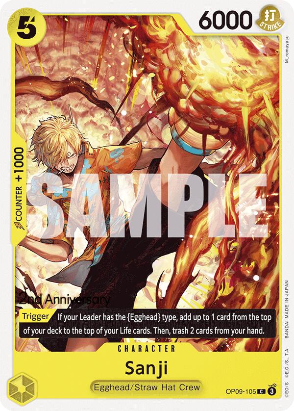 Sanji [Emperors in the New World: 2nd Anniversary Tournament Cards] | Deep Dive Games St. Marys