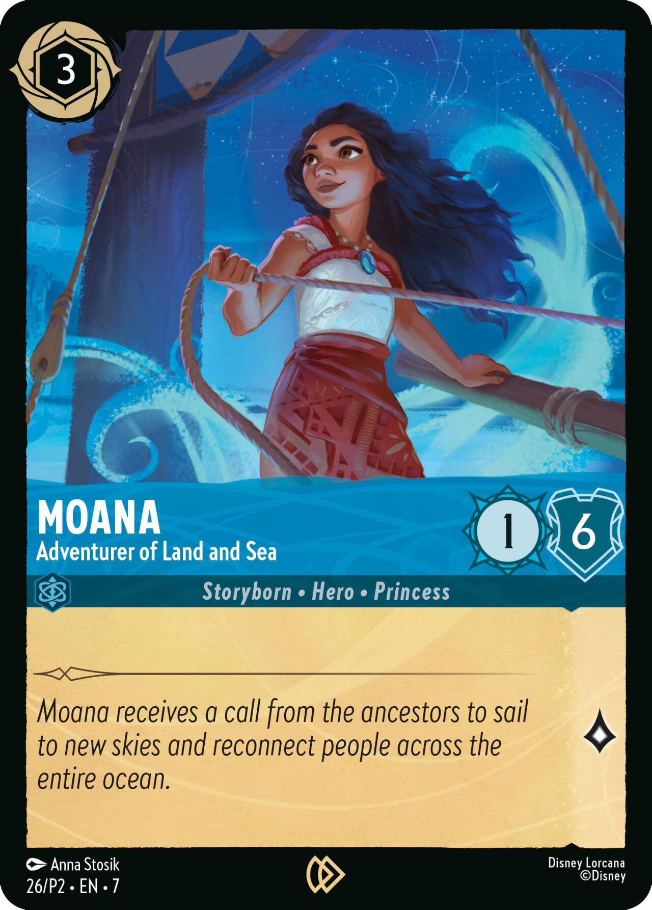 Moana - Adventurer of Land and Sea (26) [Promo Cards] | Deep Dive Games St. Marys