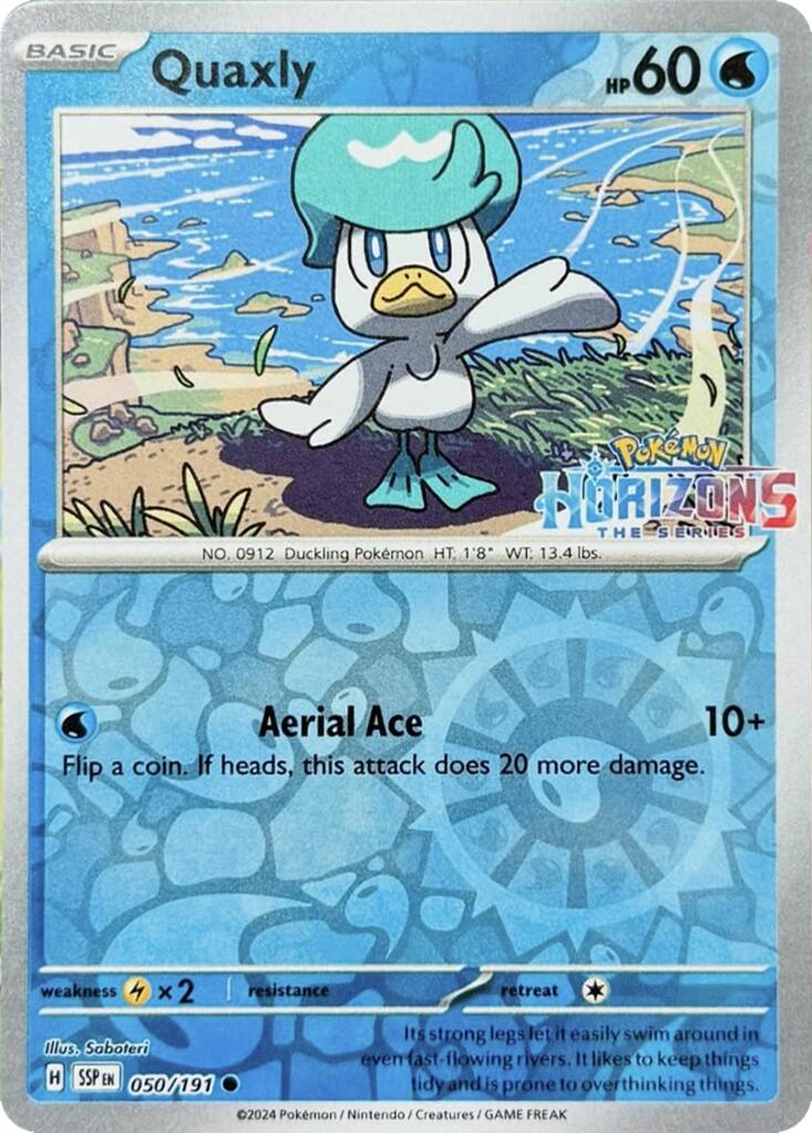 Quaxly (050/191) (Pokemon Horizons Stamp) [Miscellaneous Cards] | Deep Dive Games St. Marys