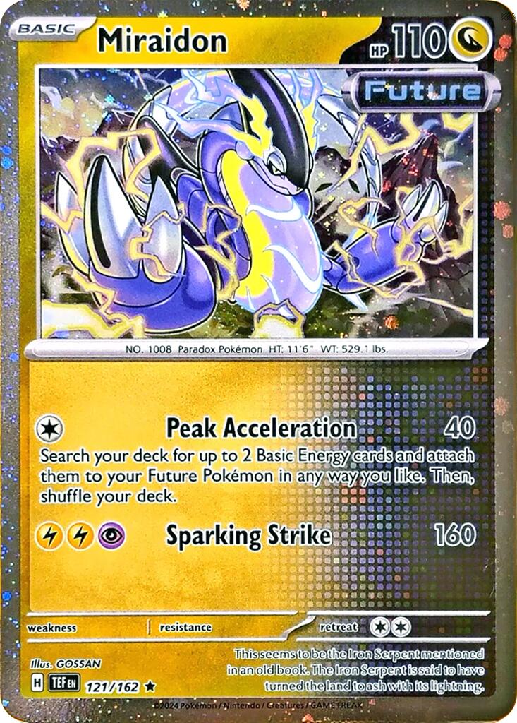Miraidon (121/162) (Cosmos Holo) [Miscellaneous Cards] | Deep Dive Games St. Marys