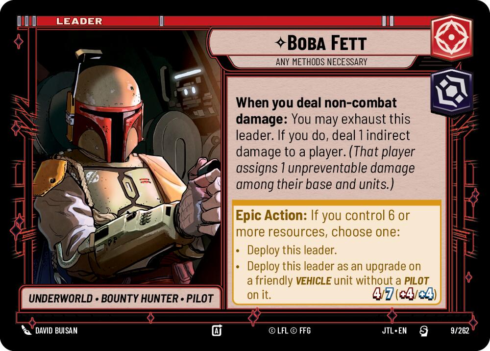 Boba Fett - Any Methods Necessary (009/262) (009/257) [Jump to Lightspeed] | Deep Dive Games St. Marys