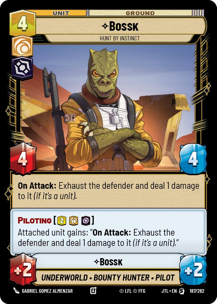 Bossk - Hunt By Instict (187/262) (187/257) [Jump to Lightspeed] | Deep Dive Games St. Marys