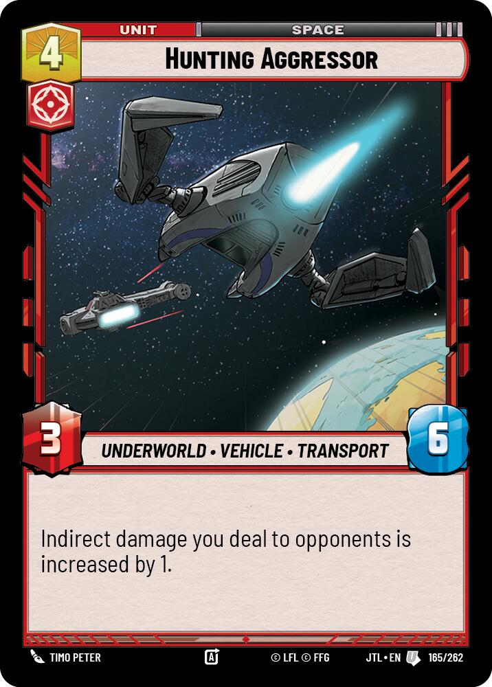 Hunting Aggressor (165/262) (165/257) [Jump to Lightspeed] | Deep Dive Games St. Marys