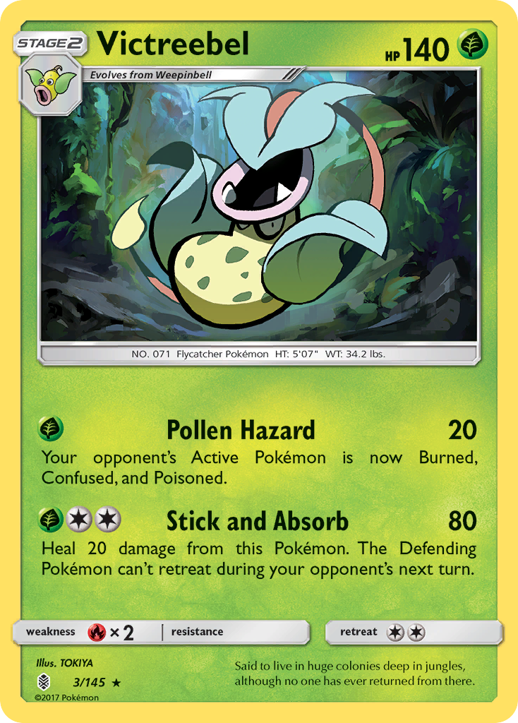Victreebel (3/145) [Sun & Moon: Guardians Rising] | Deep Dive Games St. Marys
