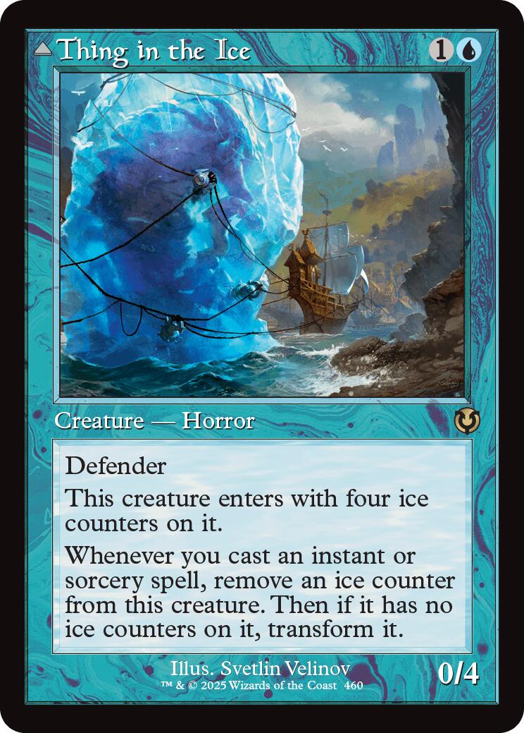 Thing in the Ice // Awoken Horror (Retro Frame) [Innistrad Remastered] | Deep Dive Games St. Marys