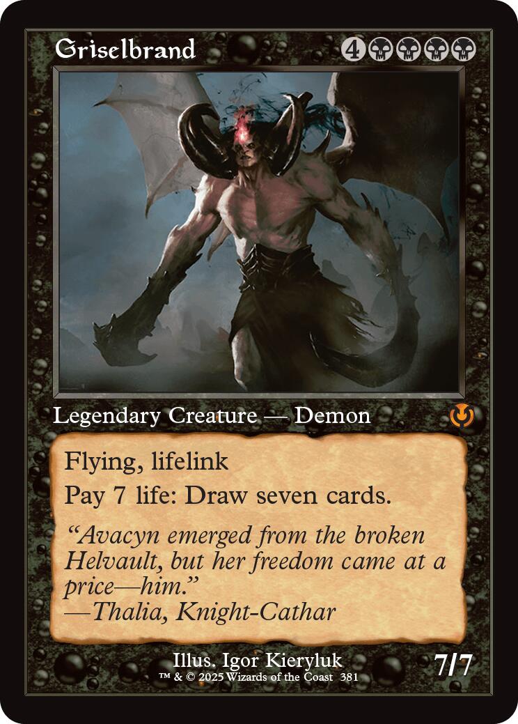 Griselbrand (Retro Frame) [Innistrad Remastered] | Deep Dive Games St. Marys