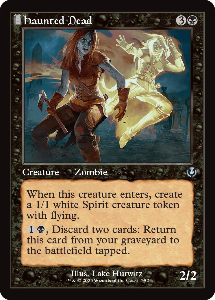 Haunted Dead (Retro Frame) [Innistrad Remastered] | Deep Dive Games St. Marys