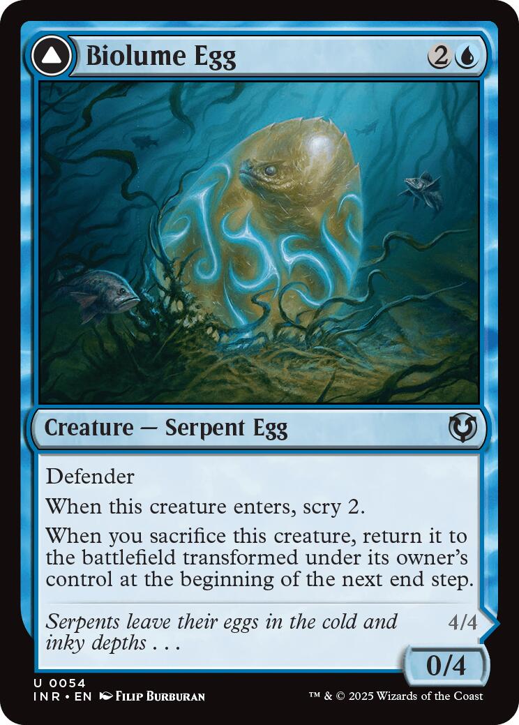 Biolume Egg // Biolume Serpent [Innistrad Remastered] | Deep Dive Games St. Marys